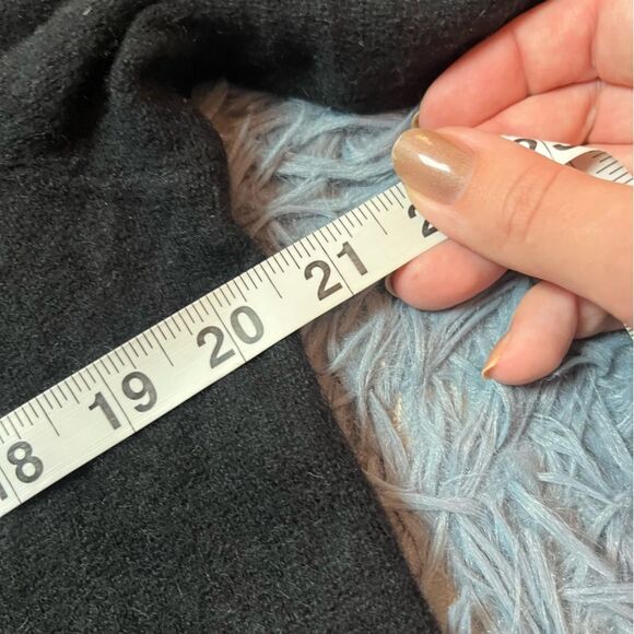 Apt 9 Black Long 100% Cashmere V Neck Sweater Size L - Picture 4 of 6